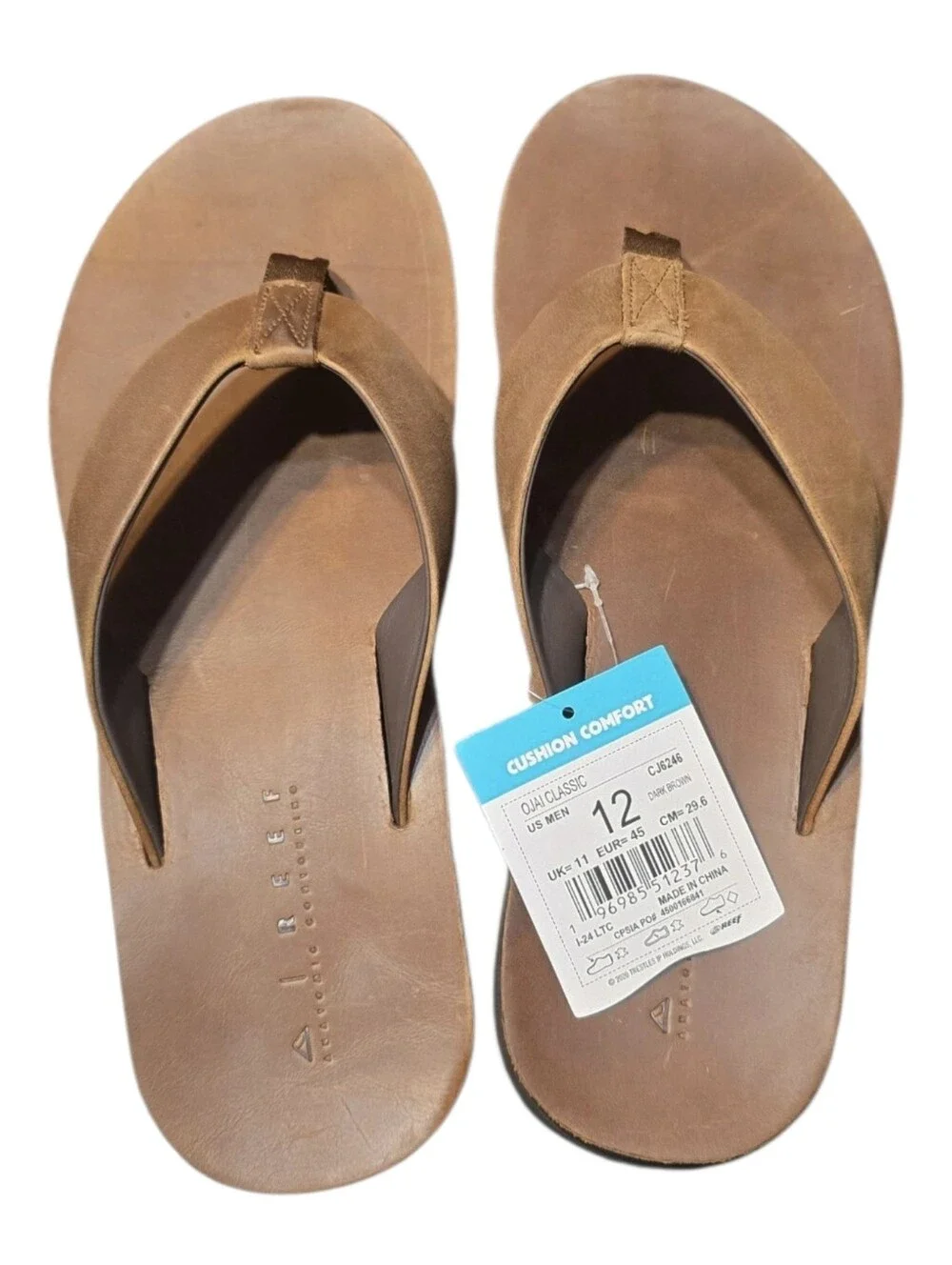 REEF Men's Ojai Classic Leather Sandals – New in Box (NIB)